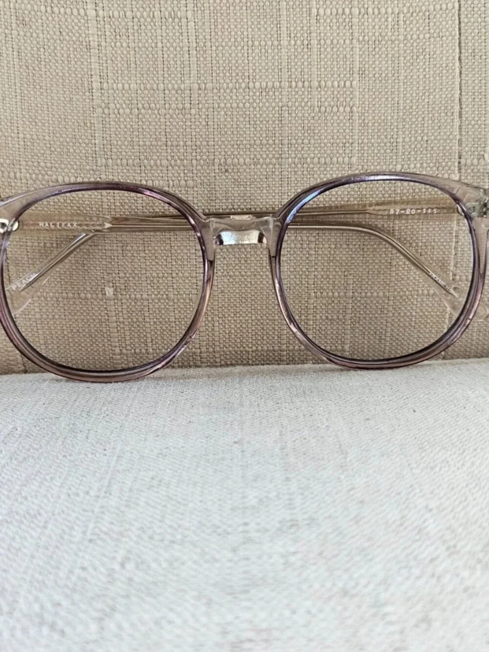 Vintage Halifax Women Eyeglasses Frame PEACH Eyewear Glasse Frame only